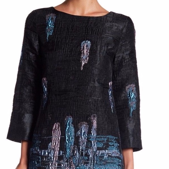 NWT Iren Klairie 3/4 Sleeve Crepe Dress 8US - Picture 2 of 2